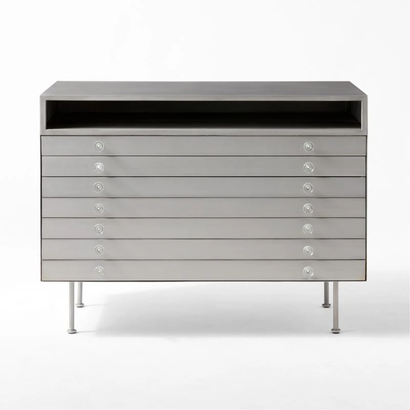 Renzo Steel 3-Drawer File Cabinet - Image 5