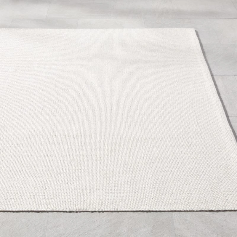 Rodes Performance White Indoor/Outdoor Area Rug 5'x8' - Image 2