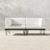 Rossi 2-Piece Loveseat With Metal Frame