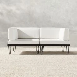 Rossi 2-Piece Loveseat With Metal Frame