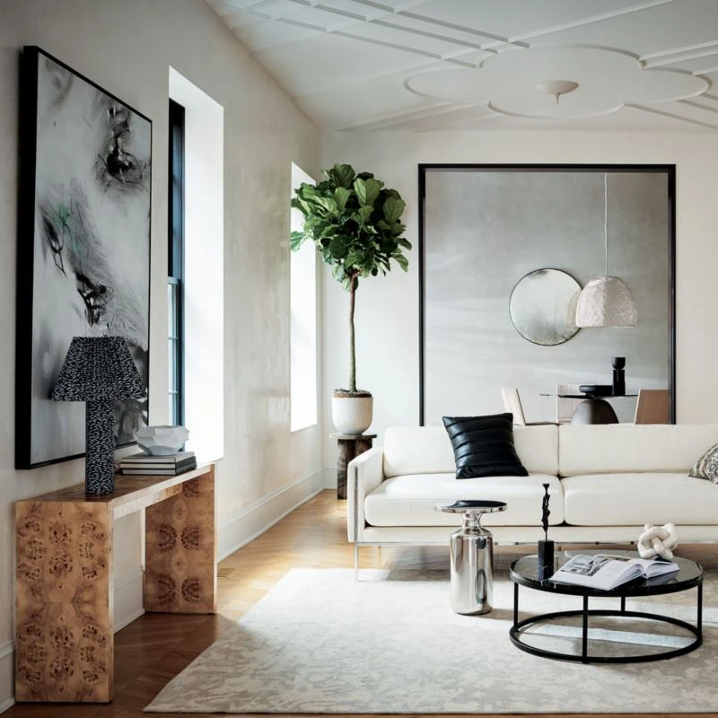 Clooney Antiqued Round Wall Mirror 36" - Image 6