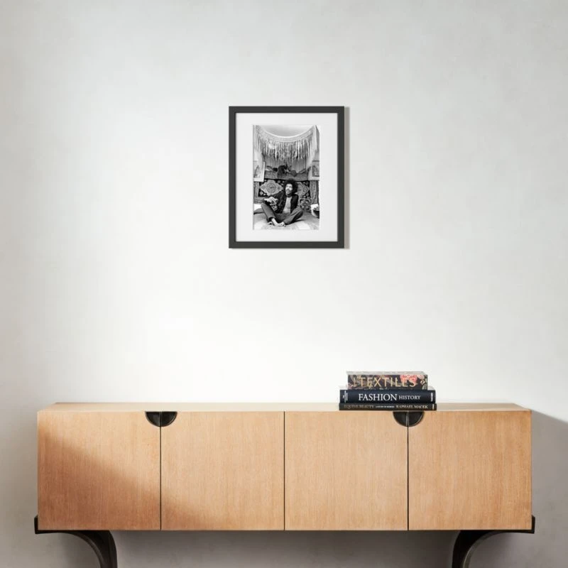 'Jimi Hendrix, 1969' Photographic Print In Black Frame 21.5"x17.5" - Image 3