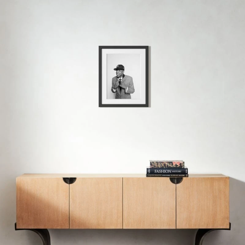 'Jay Z At MILK Studios' Photographic Print In Black Frame 17.5"x21.5" - Image 3
