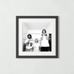 'Nirvana In LA, 1991' Photographic Print In Black Frame 17.5"