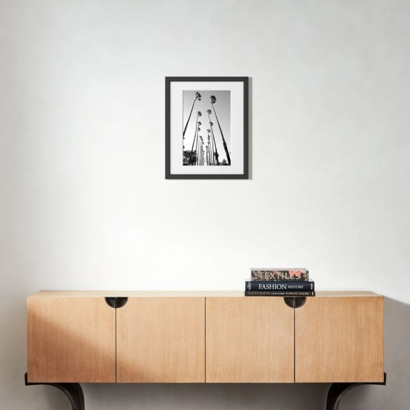 'Palm Trees Road' Photographic Print In Black Frame 17.5"x21.5" - Image 3