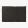 Sante Linen Charcoal Area Rug 6'x9'