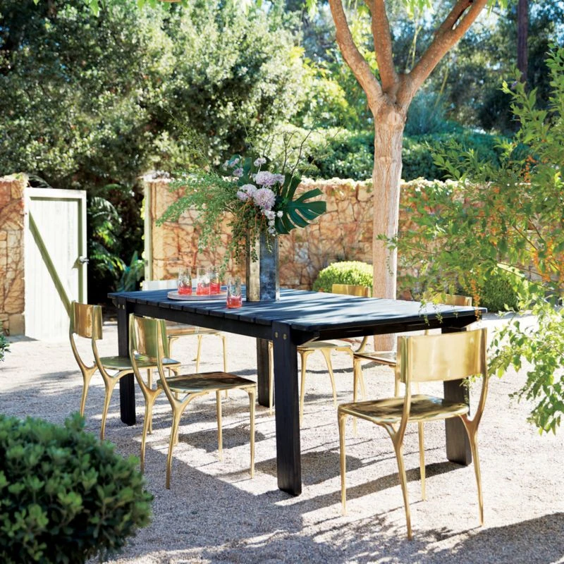Oro Gold Outdoor Dining Chair - Image 5