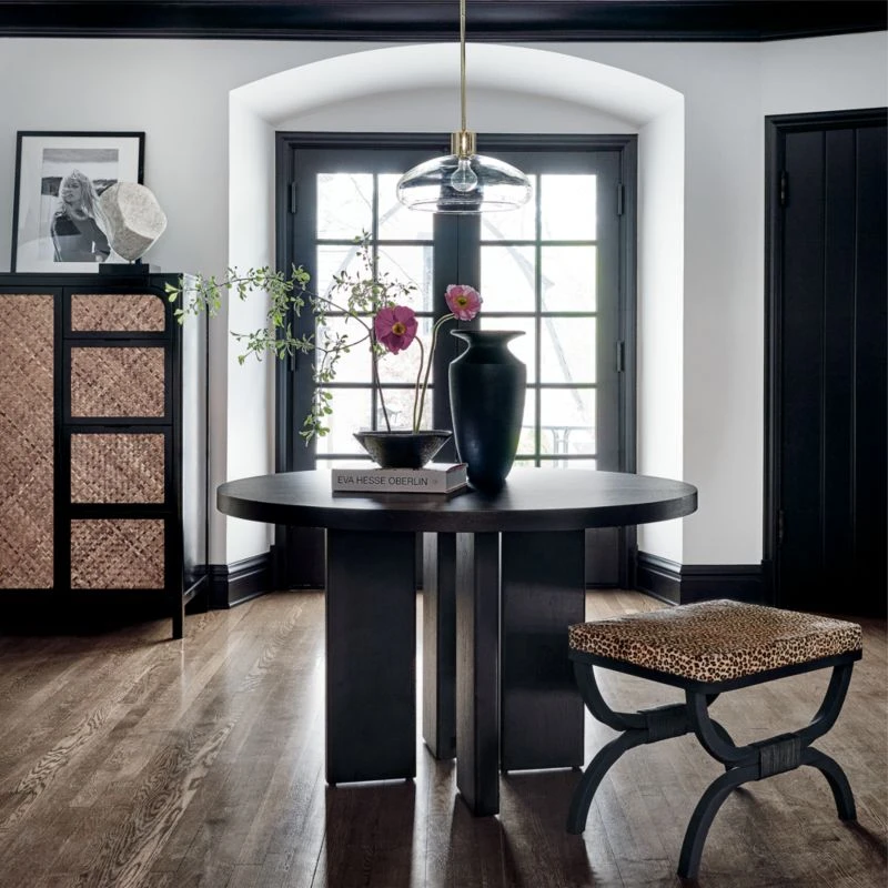 Miri Black Cane Chifferobe - Image 2