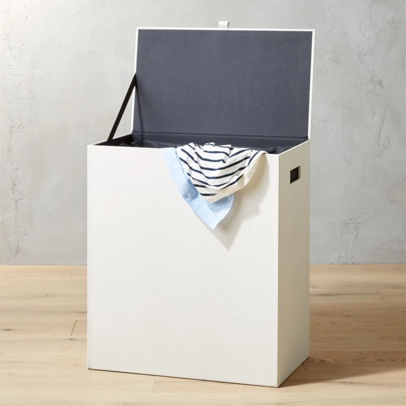 Ivory Shagreen Hamper - Image 2