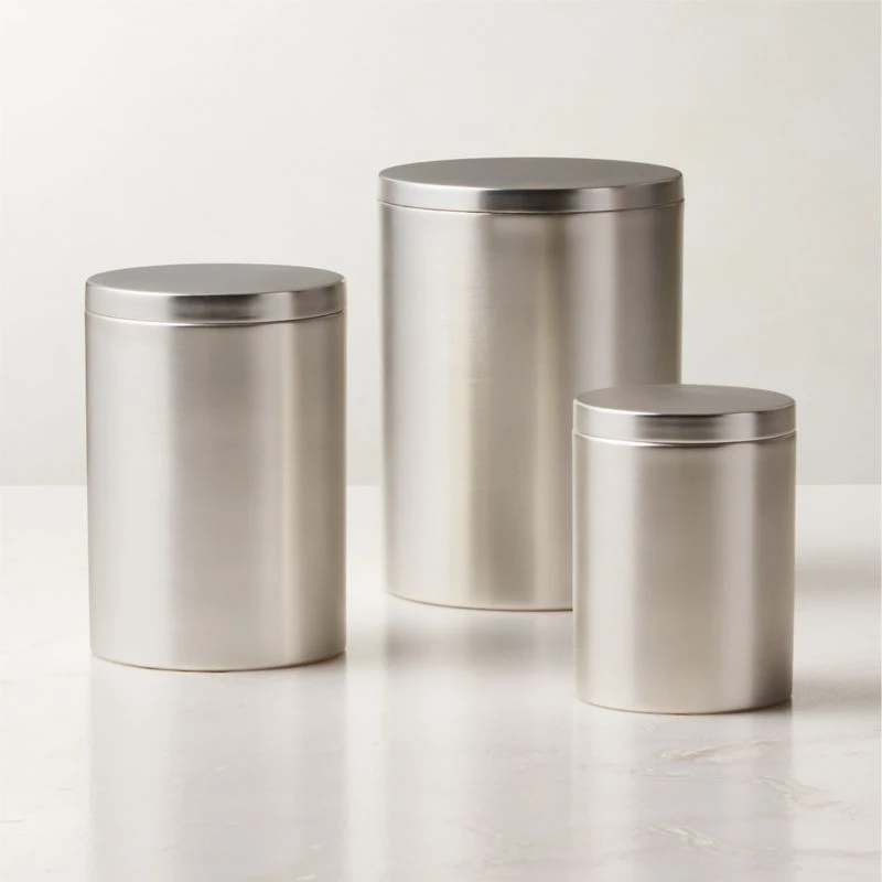 Silver Plated Kitchen Canister Small - Image 2