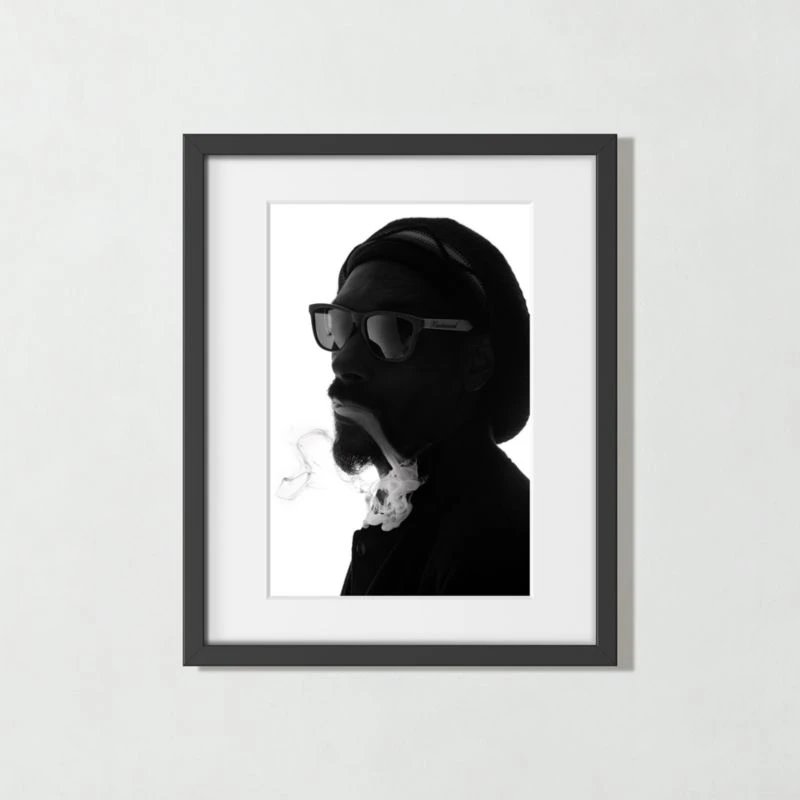 'Snoop Dogg' Photographic Print In Black Frame 17.75"x21.75"