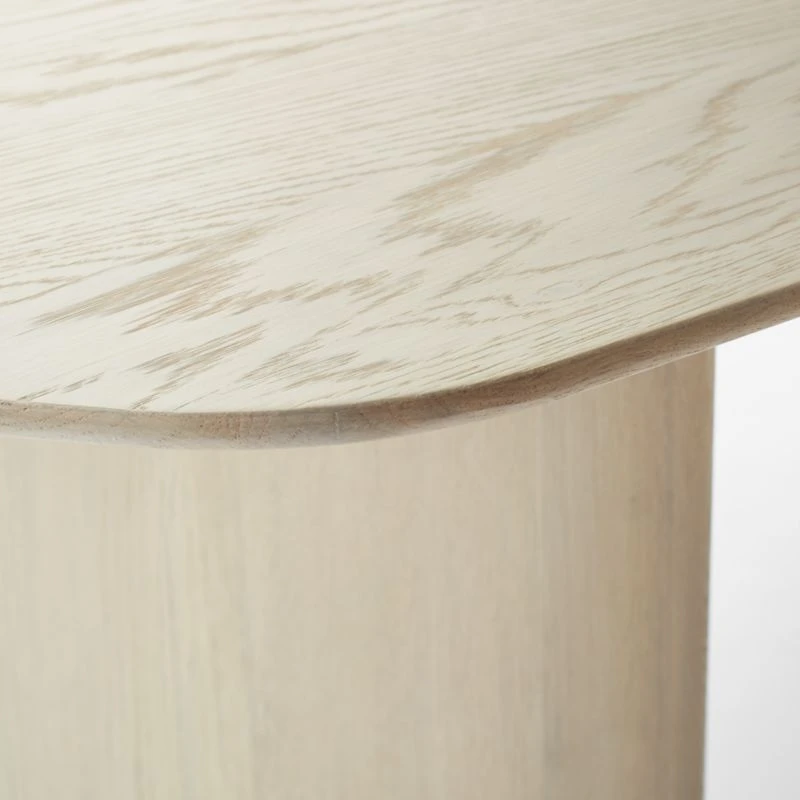Spigolo Bleached Oak Dining Table - Image 5