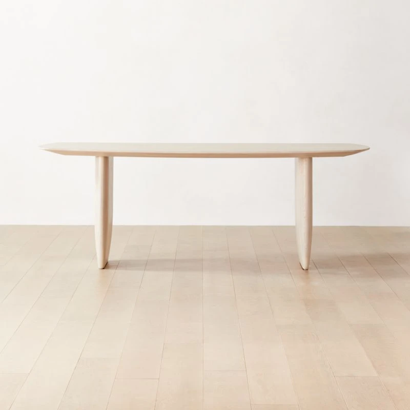 Spigolo Bleached Oak Dining Table