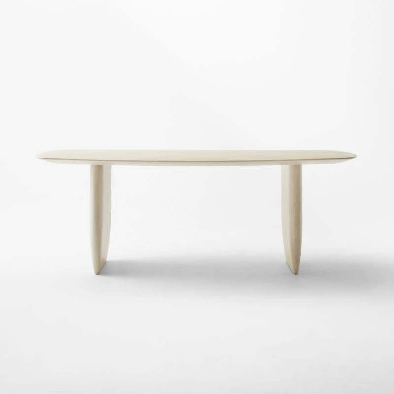 Spigolo Bleached Oak Dining Table - Image 2