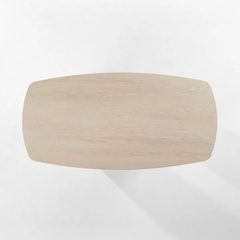 Spigolo Bleached Oak Dining Table - Image 6