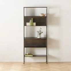 Spule Metal Bookcase 95''
