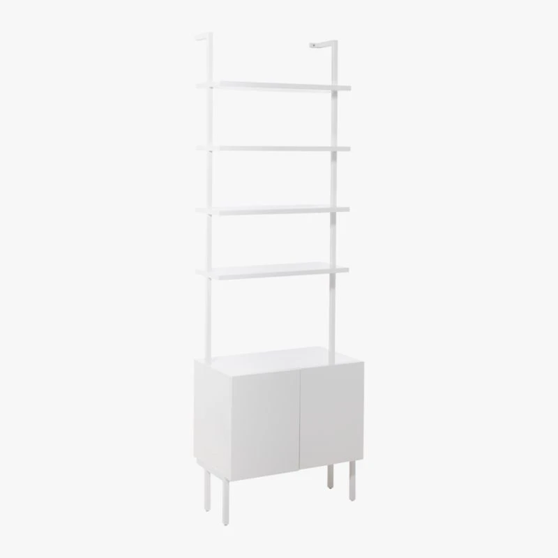 Stairway White Cabinet - 96" Height - Image 5