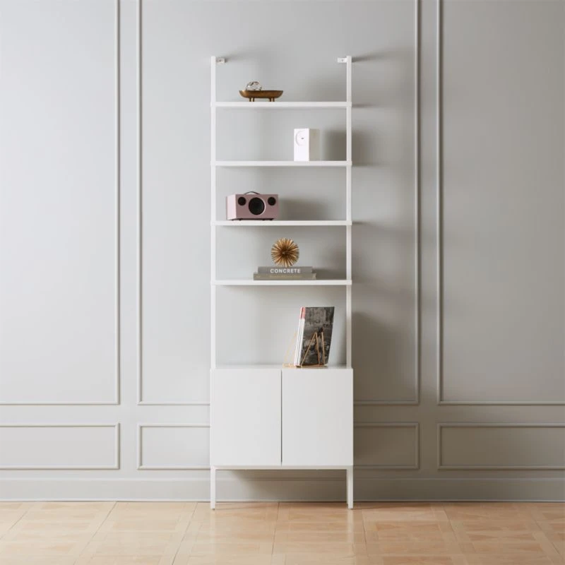 Stairway White Cabinet - 96" Height - Image 2