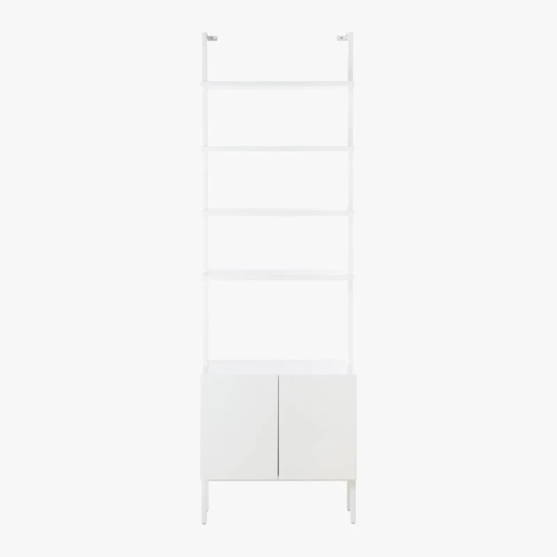 Stairway White Cabinet - 96" Height - Image 4