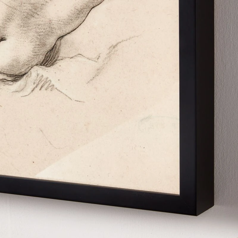 'Studies Of A Reclining Female Nude I' Framed Reproduction By Abraham Bloemaert 22''x18'' - Image 3