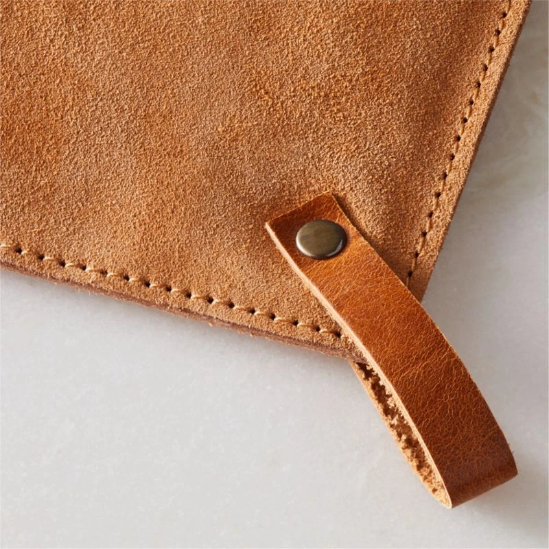 Brown Suede Pot Holder - Image 2