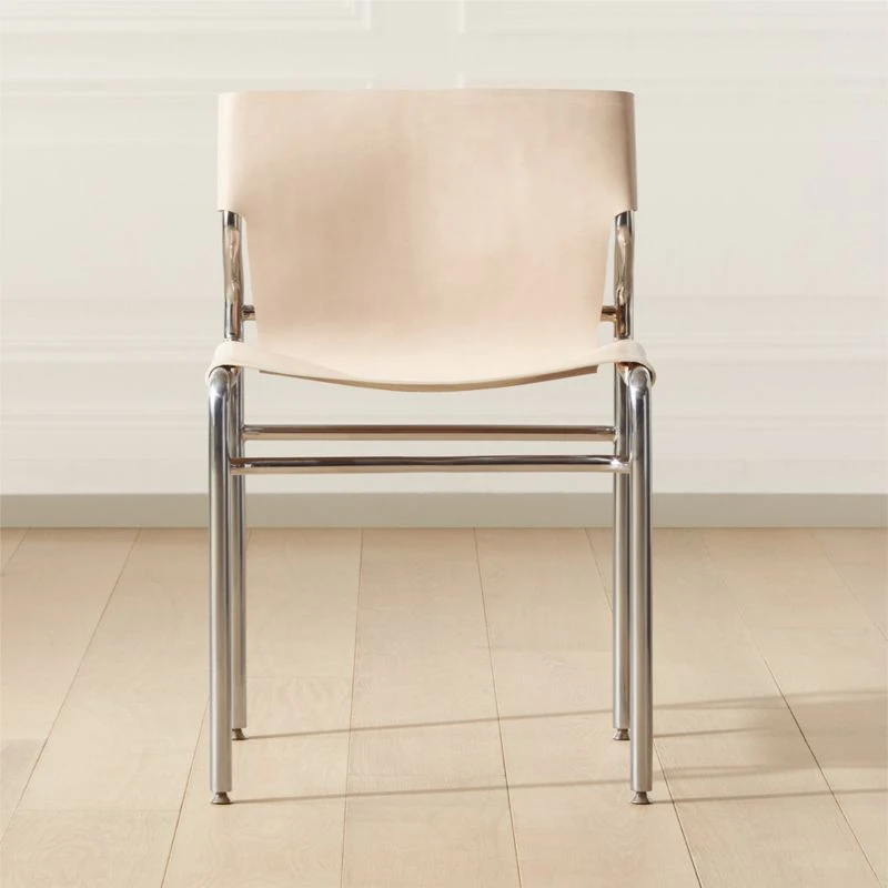 Surf Sling Untanned Leather Dining Chair Set Of 4