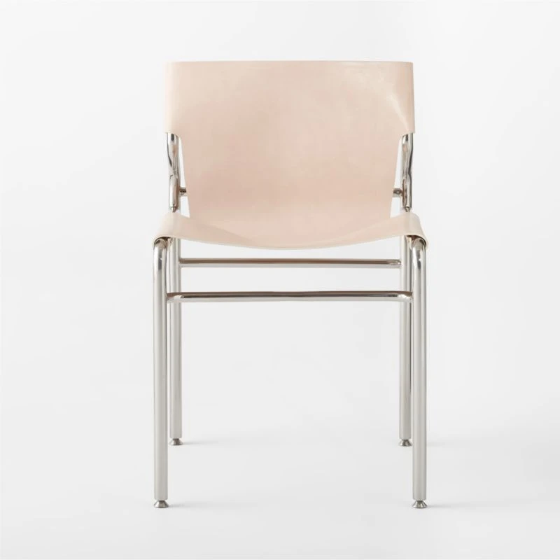 Surf Sling Untanned Leather Dining Chair Set Of 4 - Image 3