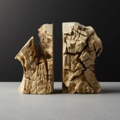 Teak Bookends Set Of 2