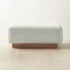 Terrain Ivory Boucle Ottoman