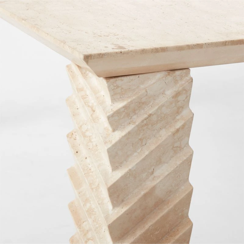 Tiberio Travertine Dining Table - Image 8