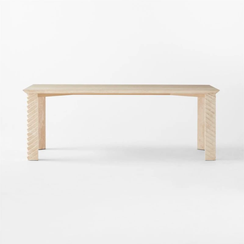 Tiberio Travertine Dining Table - Image 5