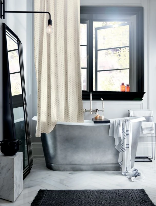 Live Edge Charred Teak Bath Caddy - Image 3