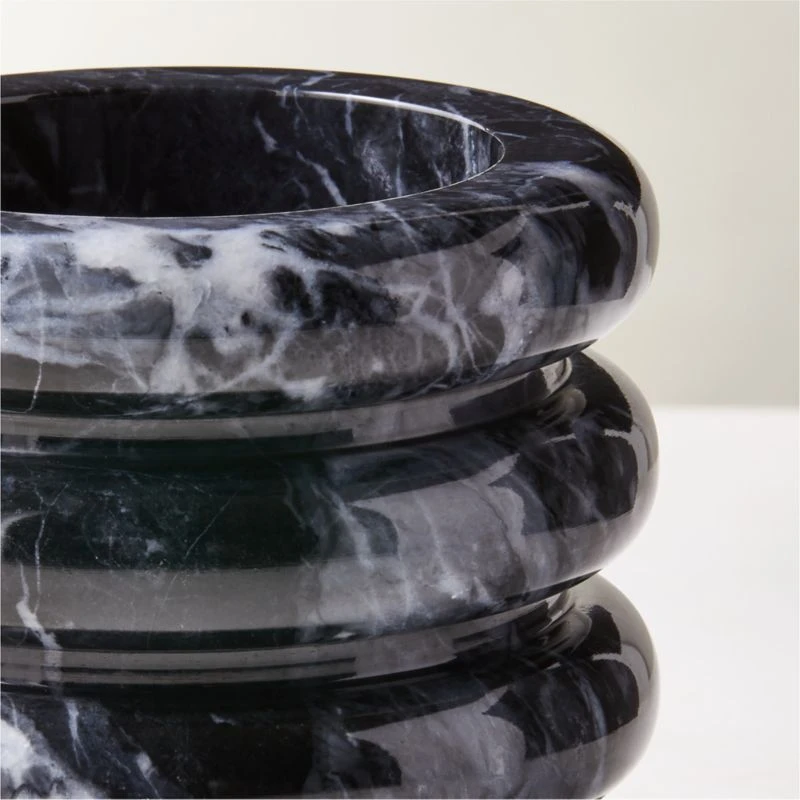 Turk Black Marble Utensil Holder - Image 4