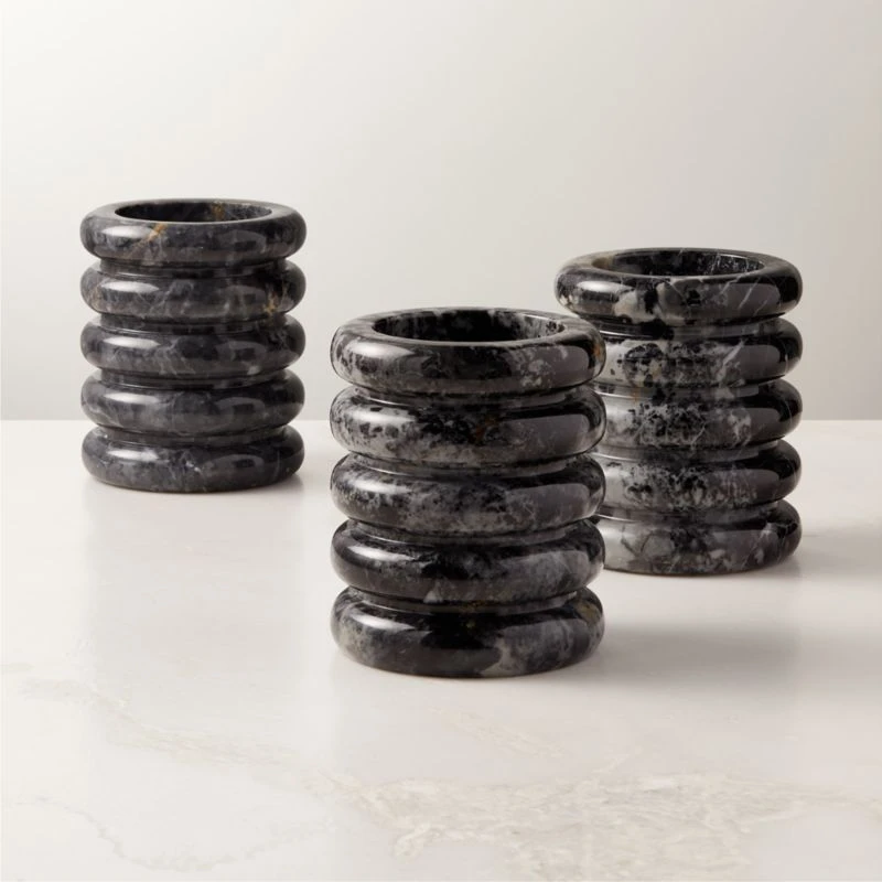 Turk Black Marble Utensil Holder - Image 5