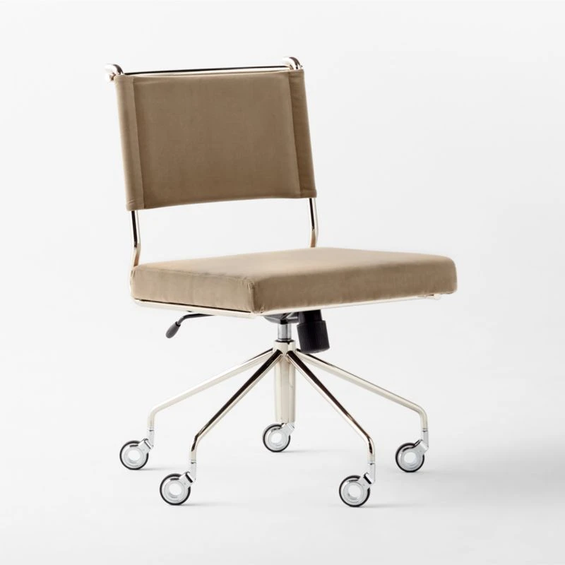 Vicino Rye Velvet Office Chair - Image 3