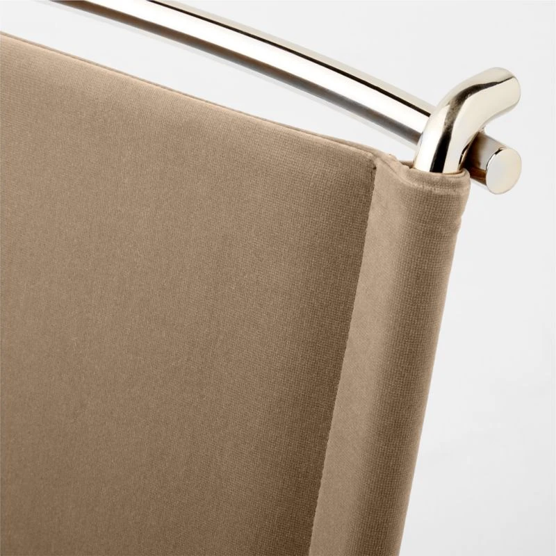 Vicino Rye Velvet Office Chair - Image 6