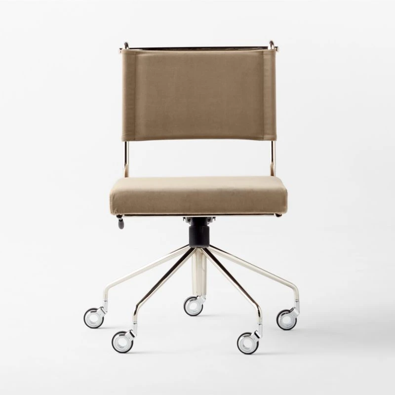 Vicino Rye Velvet Office Chair - Image 2