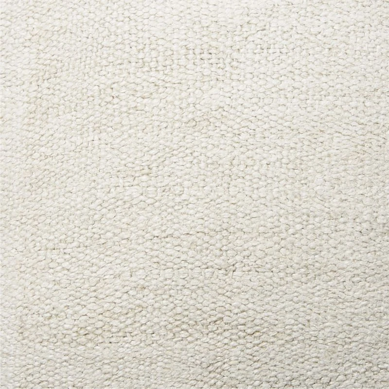 Vintage Natural Hemp Throw Pillow With Down-Alternative Insert 23'' - Image 5