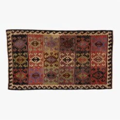 Vintage Anatolian Handwoven Area Rug 5'4"x9'4"