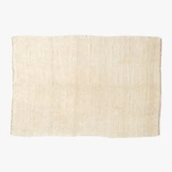 Vintage Handwoven Hemp Turkish Rug 5'x7'6"