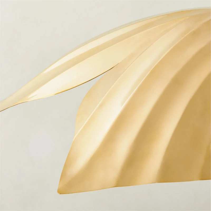 Zel Marble Table Lamp With Brass Shade - Image 4